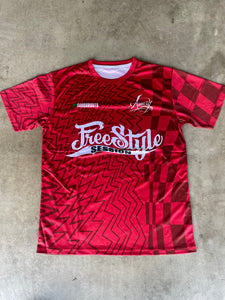 Freestyle Session Soccer Jersey - Blue & Red