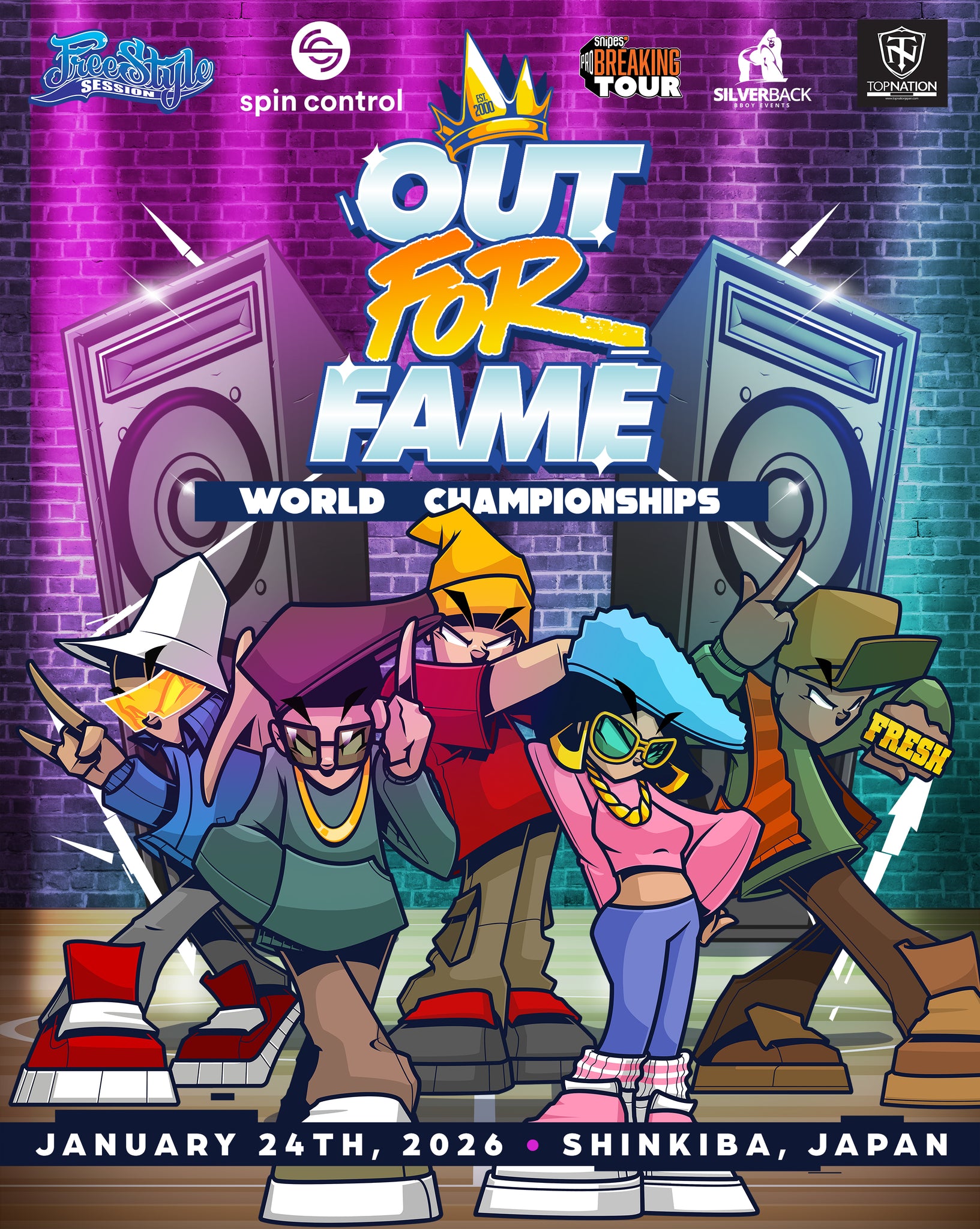 Out For Fame World Championship 2026 - Shinkiba, Japan