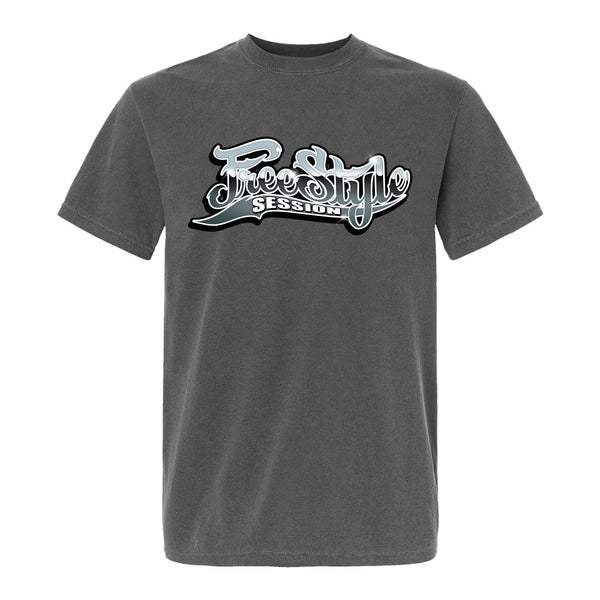 Freestyle Session Black Classic Logo Tee