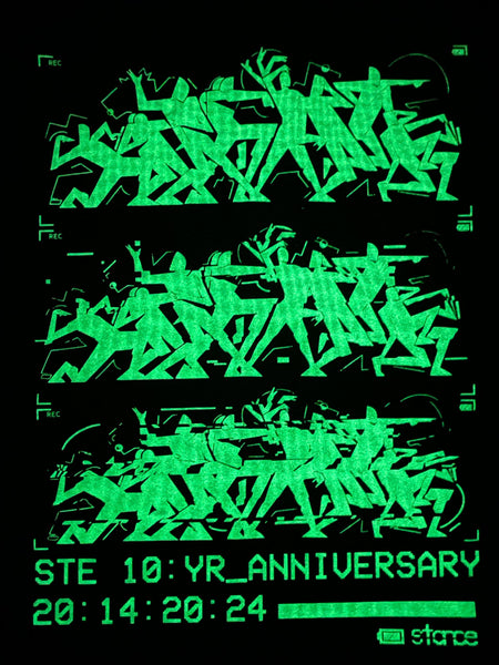 Stance 10 Year Anniversary Tee - GITD