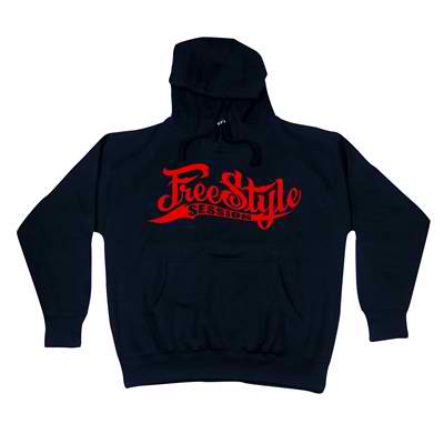 Freestyle Session Hoody Black w/Red