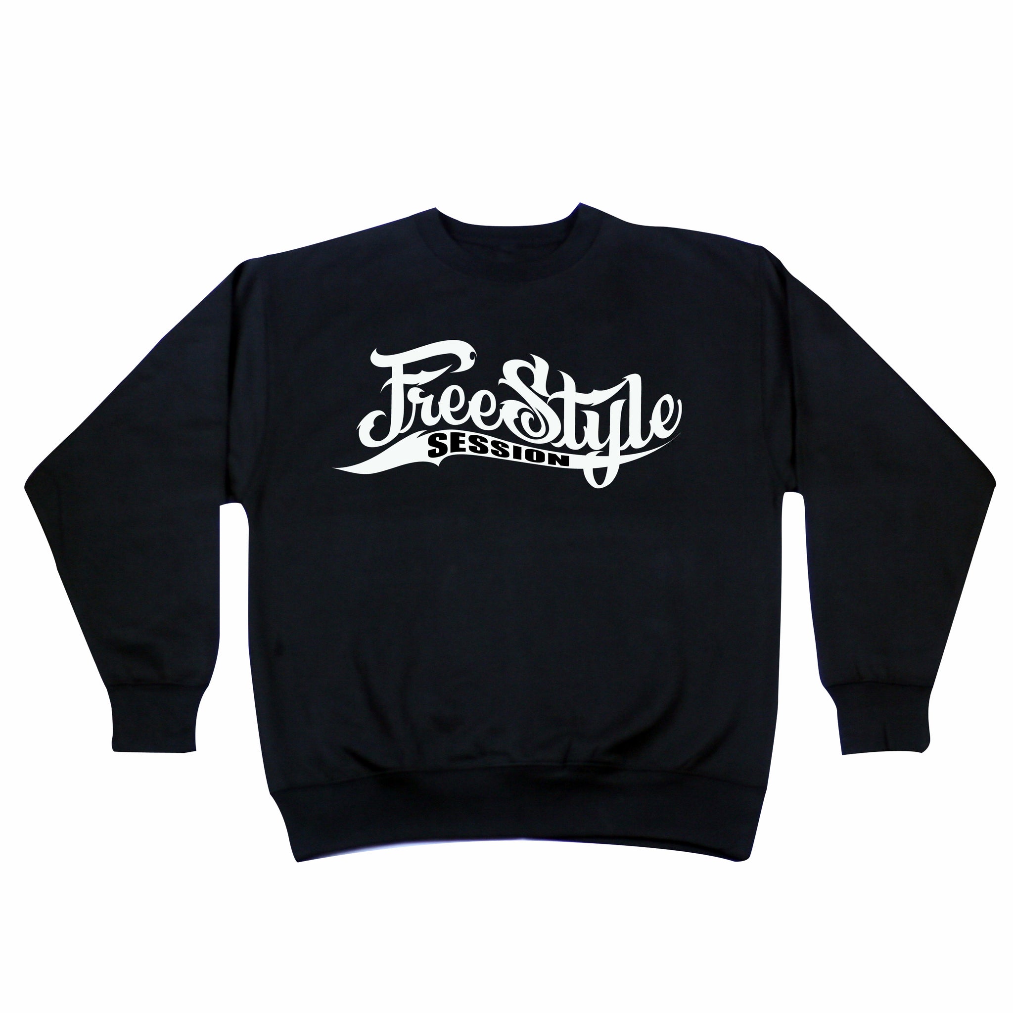 Freestyle Session Crewneck Black Sweater