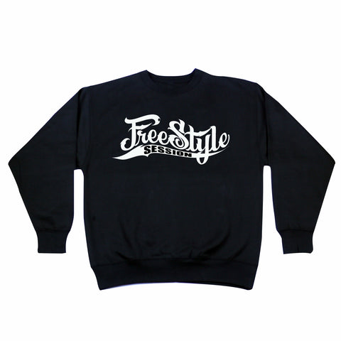 Freestyle Session Crewneck Black Sweater