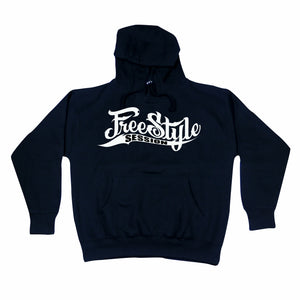 Freestyle Session Hoody Black w/ White